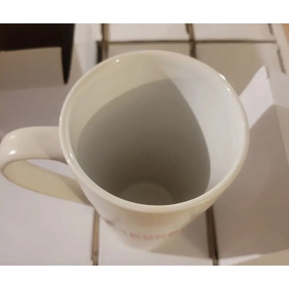 Vintage Dunkin Donuts Tall Mug 16 oz. 2012 Ceramic set of 6 new in box - Picture 2 of 5